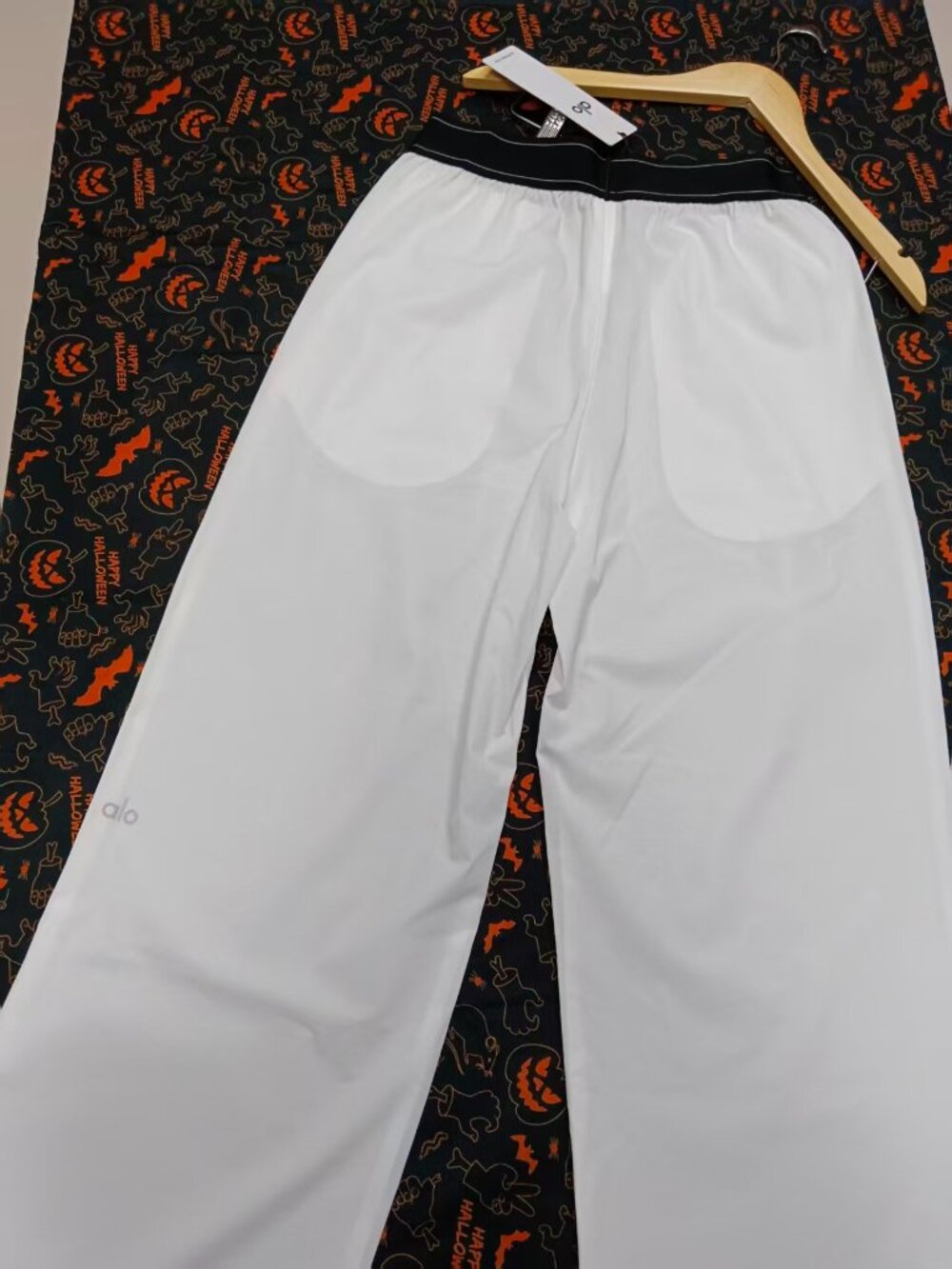 ALO Yoga Suit Up Trouser Regular💕White Straight Leg Comfortable🏐Small (S) - Picture 7 of 9